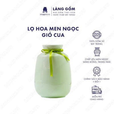 Lọ hoa Men ngọc giỏ cua