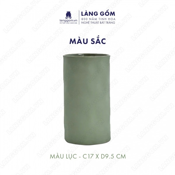 Lọ hoa Men mát giả nặn