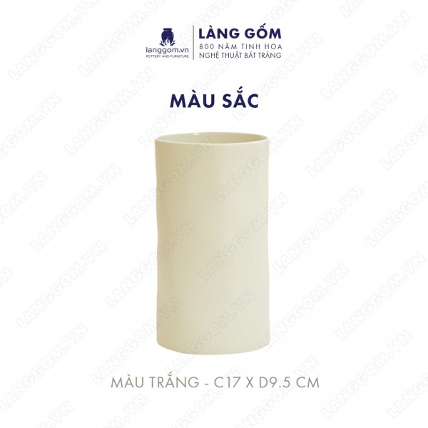 Lọ hoa Men mát giả nặn