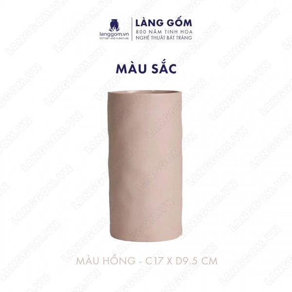 Lọ hoa Men mát giả nặn