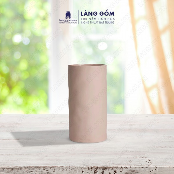 Lọ hoa Men mát giả nặn
