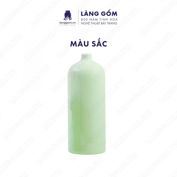 Lọ hoa Men ngọc chai cổ nhỏ