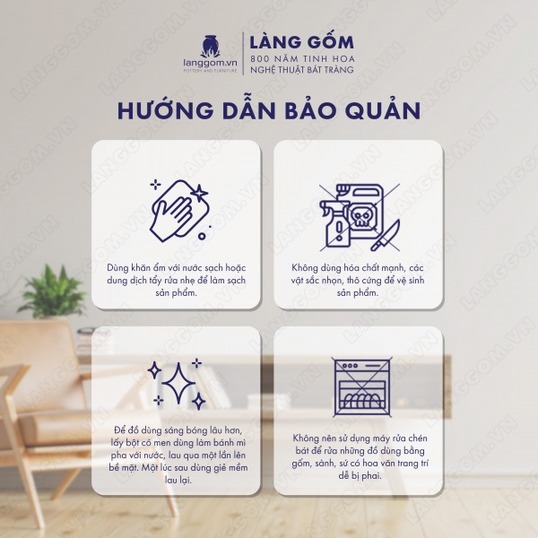 Lọ hoa Men ngọc vô trên