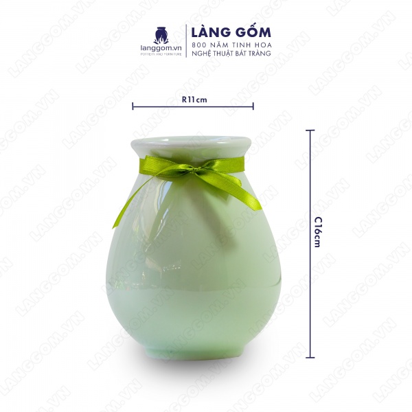 Lọ hoa Men ngọc lọ bầu