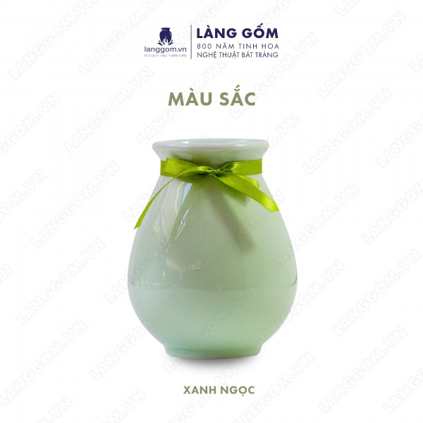Lọ hoa Men ngọc lọ bầu